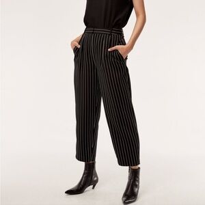BABATON Aritzia Modesto Pinstripe
Tapered Straight Leg Pant - Like New, …